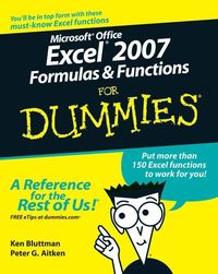 Produktbild: Microsoft Office Excel 2007 Formulas and Functions For Dummies