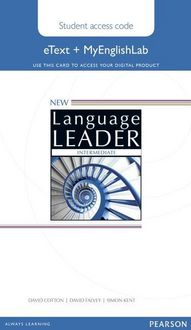 Produktbild: New Language Leader Intermediate eText Access Card with MyEn