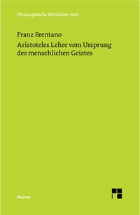 Produktbild: Aristoteles Lehre vom Ursprung des menschlichen Geistes