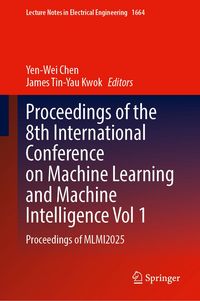 Produktbild: Proceedings of the 8th International Conference on Machine Learning and Machine Intelligence Vol 1