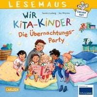 Produktbild: LESEMAUS 166: Wir KiTa-Kinder - Die &Uuml;bernachtungs-Party