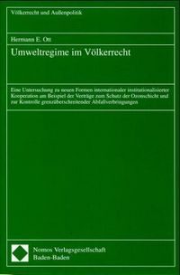 Produktbild: Umweltregime im Völkerrecht