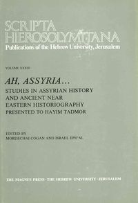Produktbild: Scripta Hierosolymitana: Studies in Assyrian History