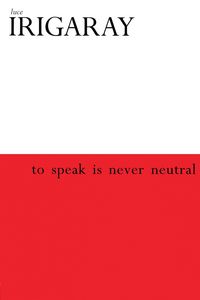 Produktbild: To Speak is Never Neutral