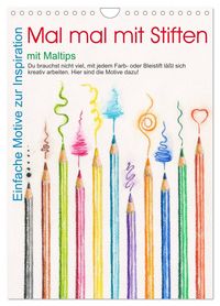 Produktbild: Mal mal mit Stiften (Wandkalender 2027 DIN A4 hoch), CALVENDO Monatskalender