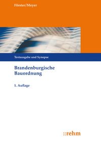 Produktbild: Brandenburgische Bauordnung