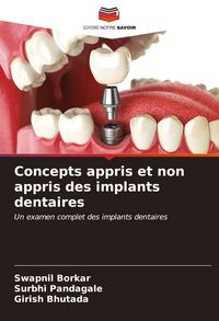 Produktbild: Concepts appris et non appris des implants dentaires