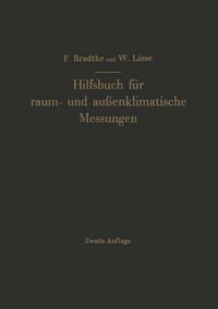 Produktbild: Hilfsbuch f&uuml;r raum- und au&szlig;enklimatische Messungen f&uuml;r hygienische, gesundheitstechnische und arbeitsmedizinische Zwecke