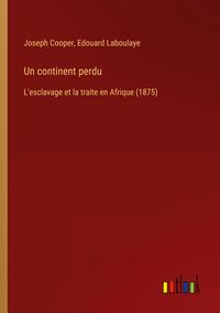 Produktbild: Un continent perdu