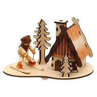 Bild vom Artikel Sigro Holz Räucherhaus 1 Stück Winterfigur vom Autor 