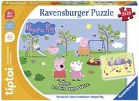 Ravensburger 00163 - tiptoi® Puzzle für kleine Entdecker, Peppa Pig, 2x24 Teile
