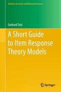Produktbild: A Short Guide to Item Response Theory Models