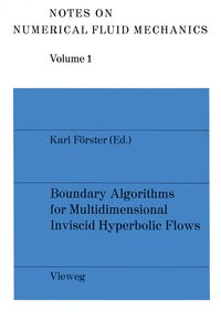 Produktbild: Boundary Algorithms for Multidimensional Inviscid Hyperbolic Flows