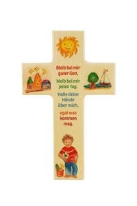 Produktbild: Kinderkreuz Bleib bei mir, guter Gott ...