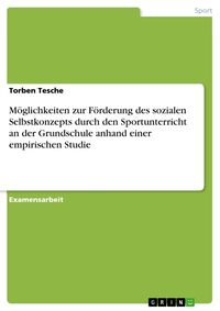 Bild vom Artikel Möglichkeiten zur Förderung des sozialen Selbstkonzepts durch den Sportunterricht an der Grundschule  anhand einer empirischen Studie vom Autor Torben Tesche