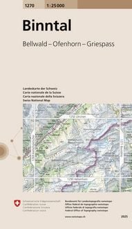 Produktbild: Swisstopo 1 : 25 000 Binntal
