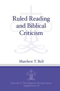 Produktbild: Ruled Reading and Biblical Criticism