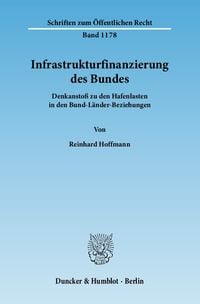 Produktbild: Infrastrukturfinanzierung des Bundes.
