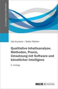 Produktbild: Qualitative Inhaltsanalyse. Methoden, Praxis, Umsetzung mit Software und k&uuml;nstlicher Intelligenz