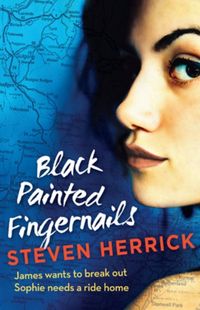 Produktbild: Black Painted Fingernails
