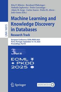 Produktbild: Machine Learning and Knowledge Discovery in Databases. Research Track