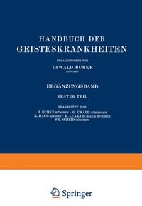 Produktbild: Handbuch der Geisteskrankheiten