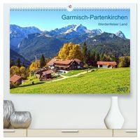Produktbild: Garmisch-Partenkirchen Werdenfelser Land (hochwertiger Premium Wandkalender 2027 DIN A2 quer), Kunstdruck in Hochglanz