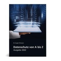 Produktbild: Ehmann, E: Datenschutz von A-Z - Ausgabe 2022