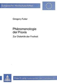 Produktbild: Ph&auml;nomenologie der Praxis