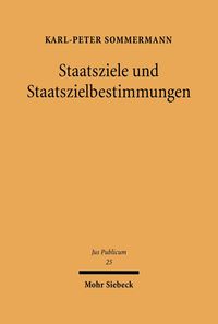 Produktbild: Staatsziele und Staatszielbestimmungen
