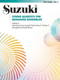 Produktbild: String Quartets for Beginning Ensembles, Volume 3