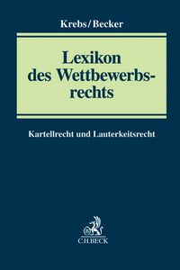 Produktbild: Lexikon des Wettbewerbsrechts