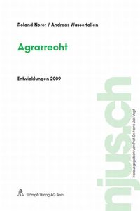 Produktbild: Agrarrecht, Entwicklungen 2009