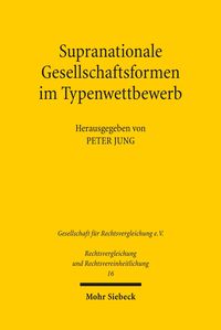 Produktbild: Supranationale Gesellschaftsformen im Typenwettbewerb