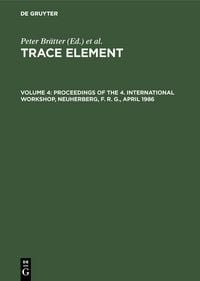 Produktbild: Proceedings of the 4. International Workshop, Neuherberg, F. R. G., April 1986