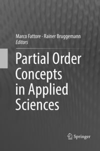 Produktbild: Partial Order Concepts in Applied Sciences