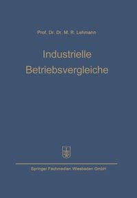 Produktbild: Industrielle Betriebsvergleiche