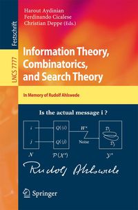 Produktbild: Information Theory, Combinatorics, and Search Theory