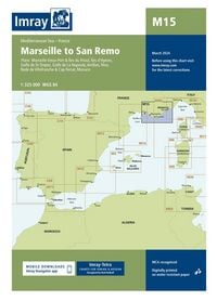 Produktbild: M15 Marseille to San Remo, Imray Chart