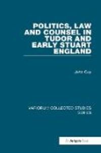 Produktbild: Politics, Law and Counsel in Tudor and Early Stuart England