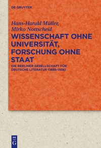 Produktbild: Wissenschaft ohne Universit&auml;t, Forschung ohne Staat