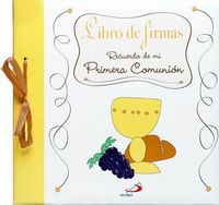 Produktbild: Libro de firmas. Recuerdo de mi Primera Comuni&oacute;n