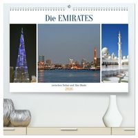 Produktbild: Die EMIRATES zwischen Dubai und Abu Dhabi (hochwertiger Premium Wandkalender 2026 DIN A2 quer), Kunstdruck in Hochglanz