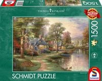 Bild vom Artikel Puzzle Schmidt Spiele Thomas Kinkade: Am See 1500 Teile vom Autor Thomas Kinkade