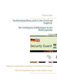 Produktbild: Sachkundepr&uuml;fung nach &sect; 34a GewO auf Englisch - Die wichtigsten Erkl&auml;rungen in der Muttersprache