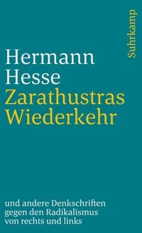 Produktbild: Zarathustras Wiederkehr