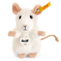 Produktbild: Steiff 056215 - Pilla Maus, aufwartend, wei&szlig;, Webpelz, 10 cm