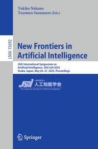 Produktbild: New Frontiers in Artificial Intelligence
