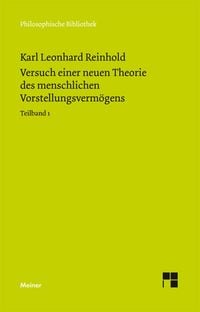 Produktbild: Versuch einer neuen Theorie des menschlichen Vorstellungsverm&ouml;gens. Teilband 1