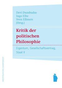 Produktbild: Kritik der politischen Philosophie